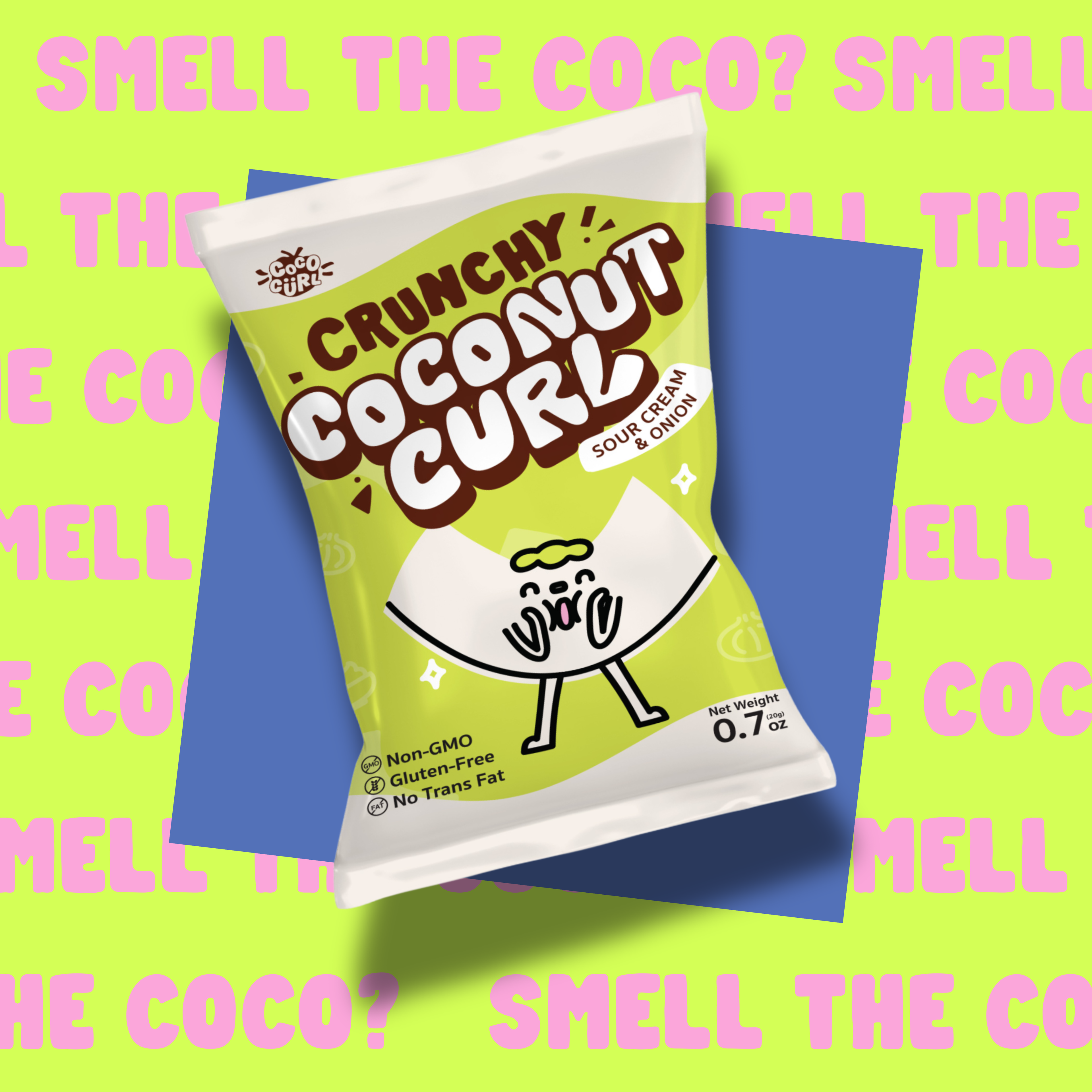 COCOCURL Crafted Crunchy Coconut Chips – Sour Cream & Onion