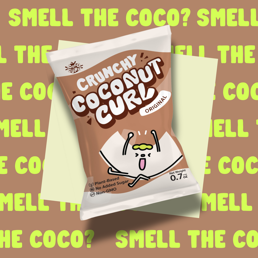 COCOCURL Crafted Crunchy Coconut Chips – Original