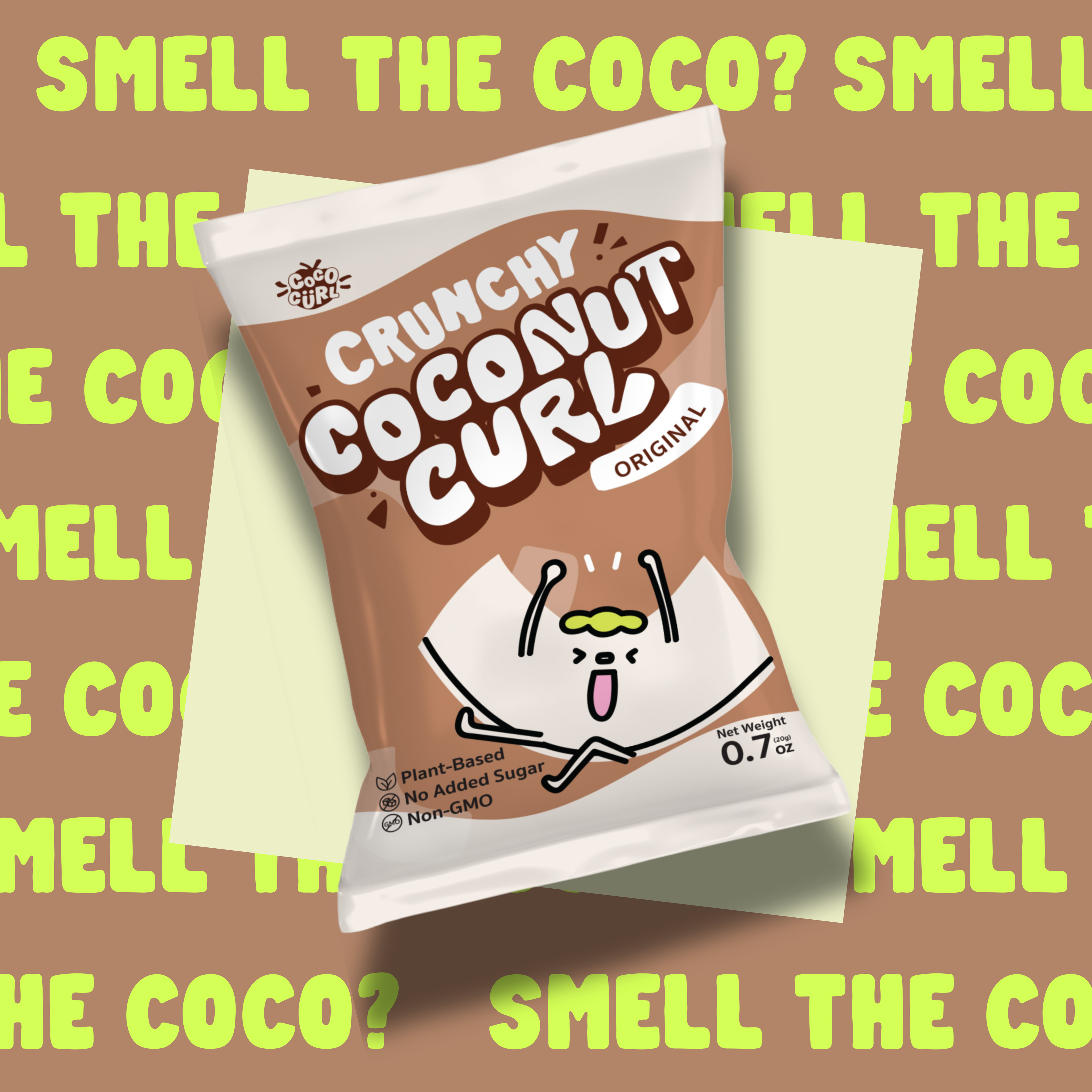 COCOCURL Crafted Crunchy Coconut Chips – Original