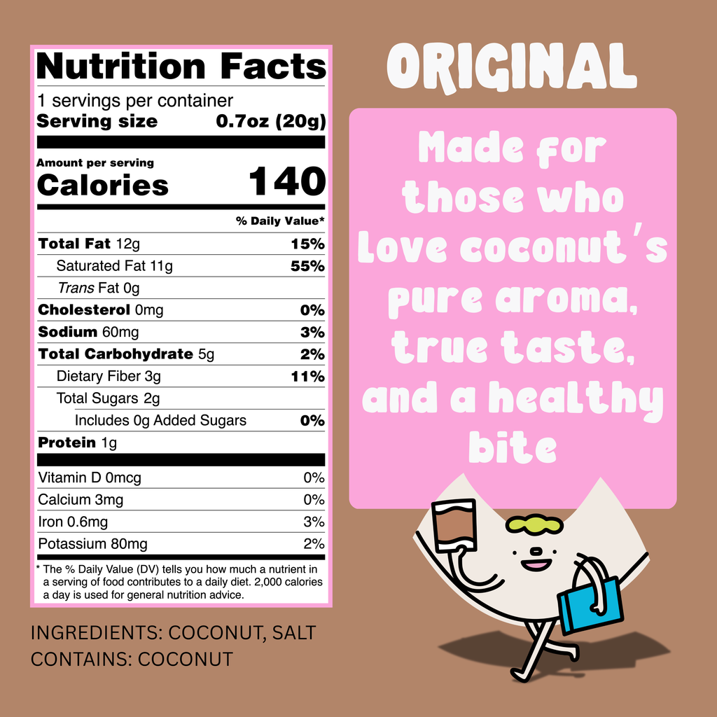 COCOCURL Crafted Crunchy Coconut Chips – Original