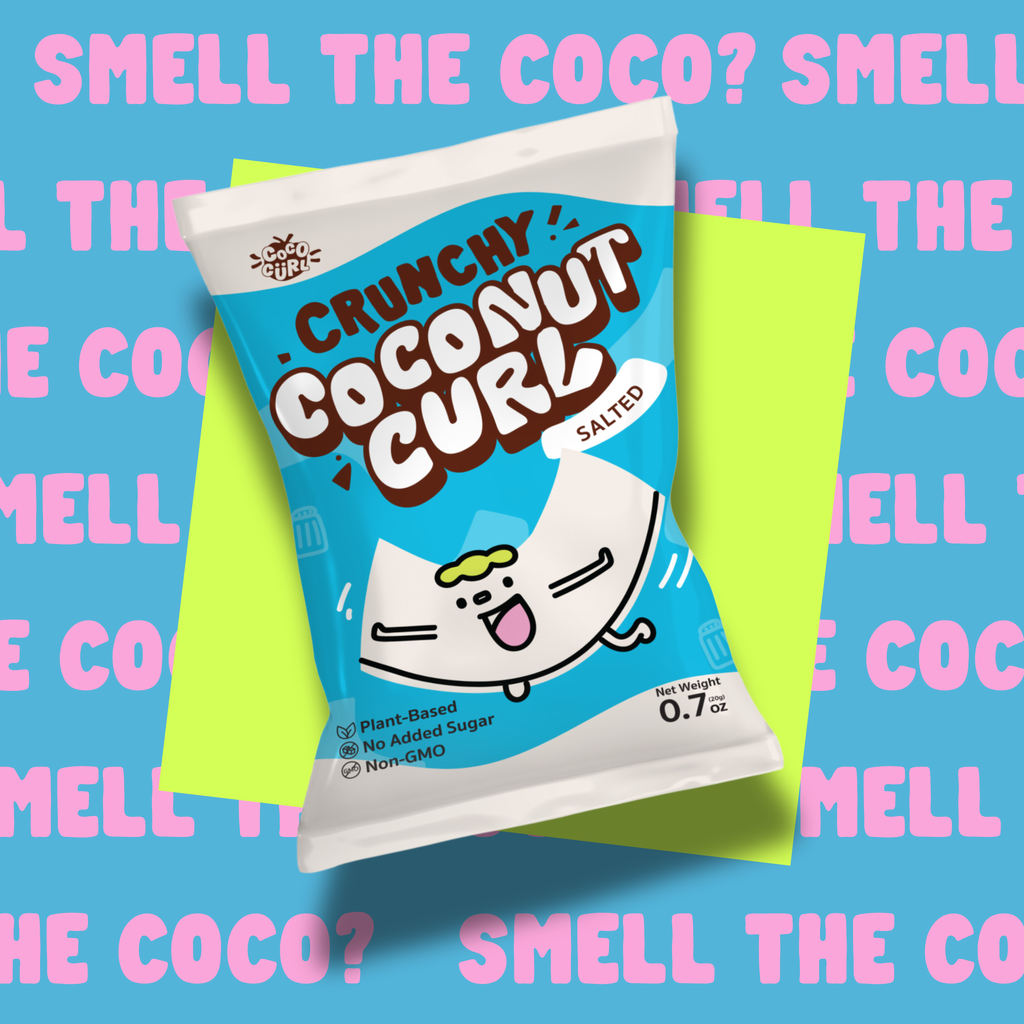 COCOCURL Crafted Crunchy Coconut Chips – Salted