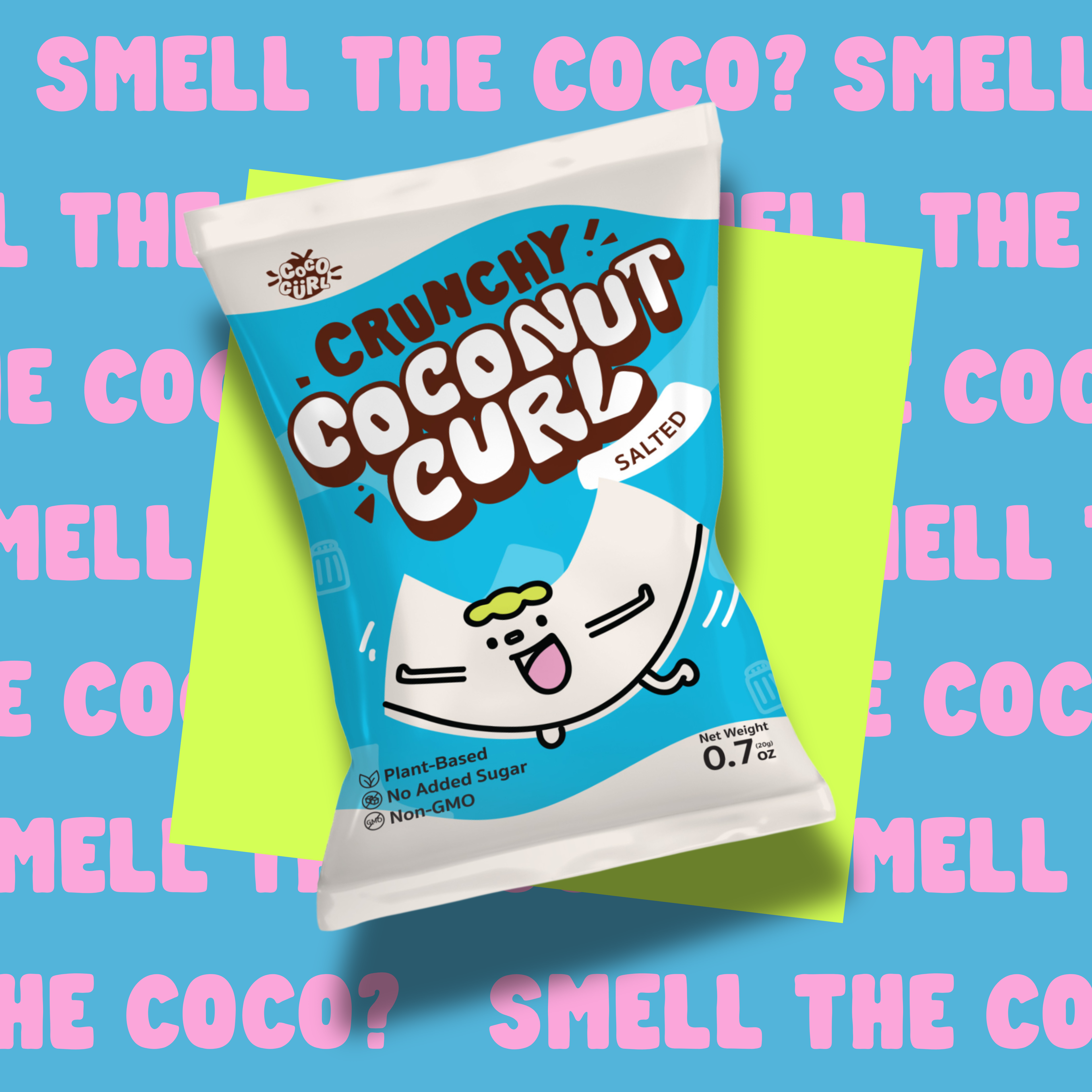 COCOCURL Crafted Crunchy Coconut Chips – Salted